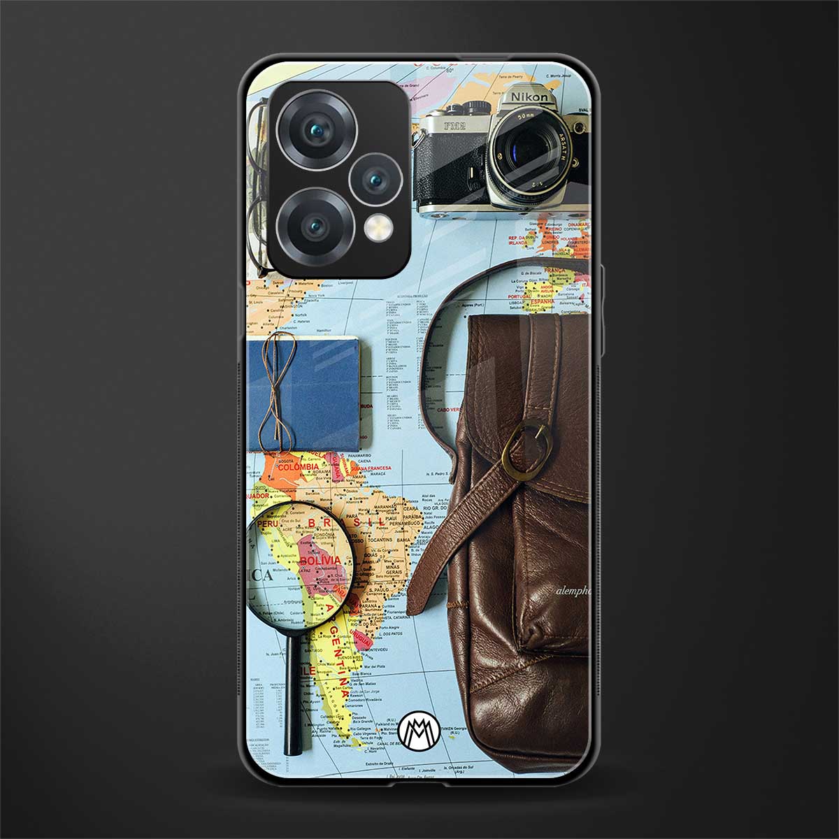 wanderlust back phone cover | glass case for realme 9 pro 5g