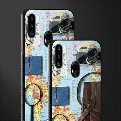 wanderlust glass case for samsung galaxy a20s image-2