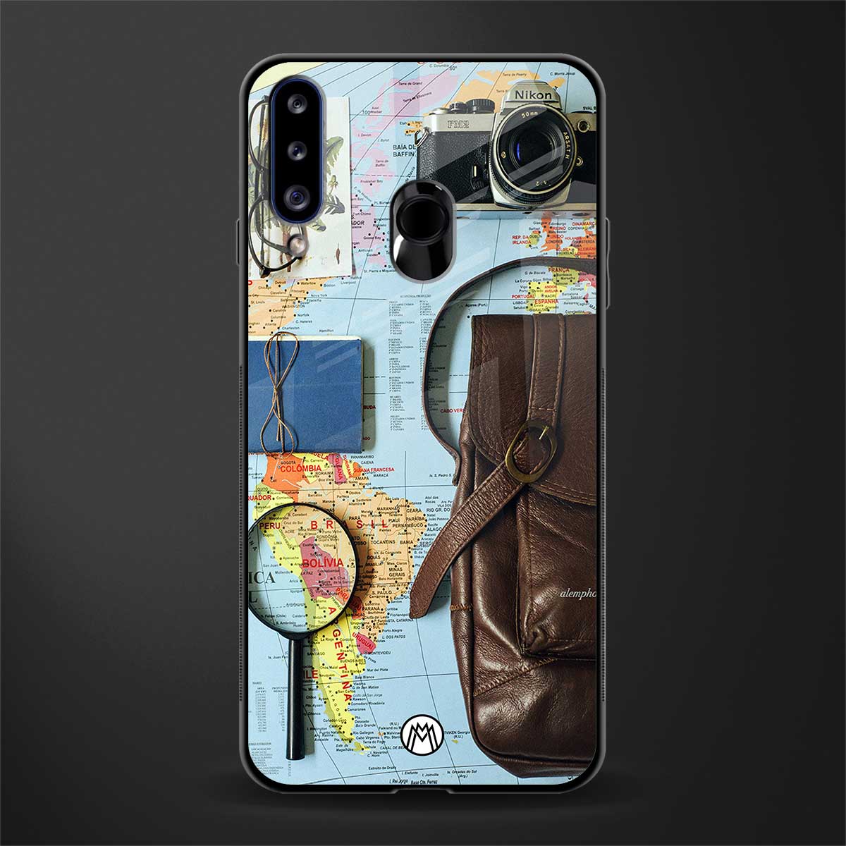 wanderlust glass case for samsung galaxy a20s image