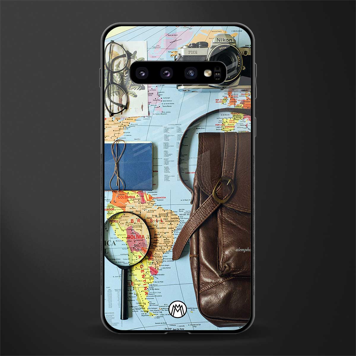 wanderlust glass case for samsung galaxy s10 image