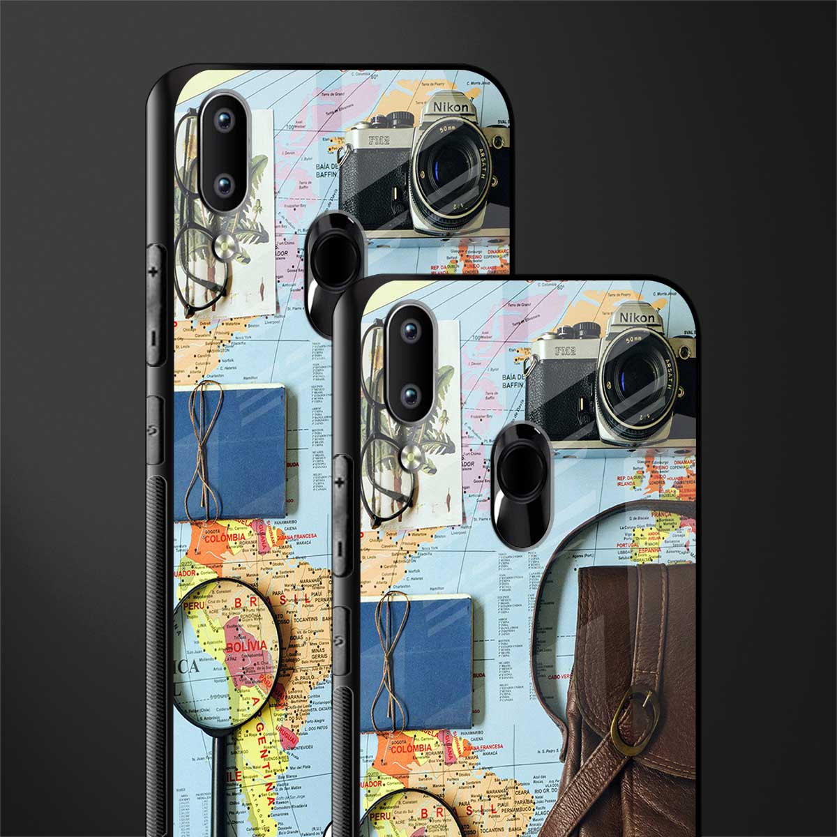wanderlust glass case for vivo y91 image-2