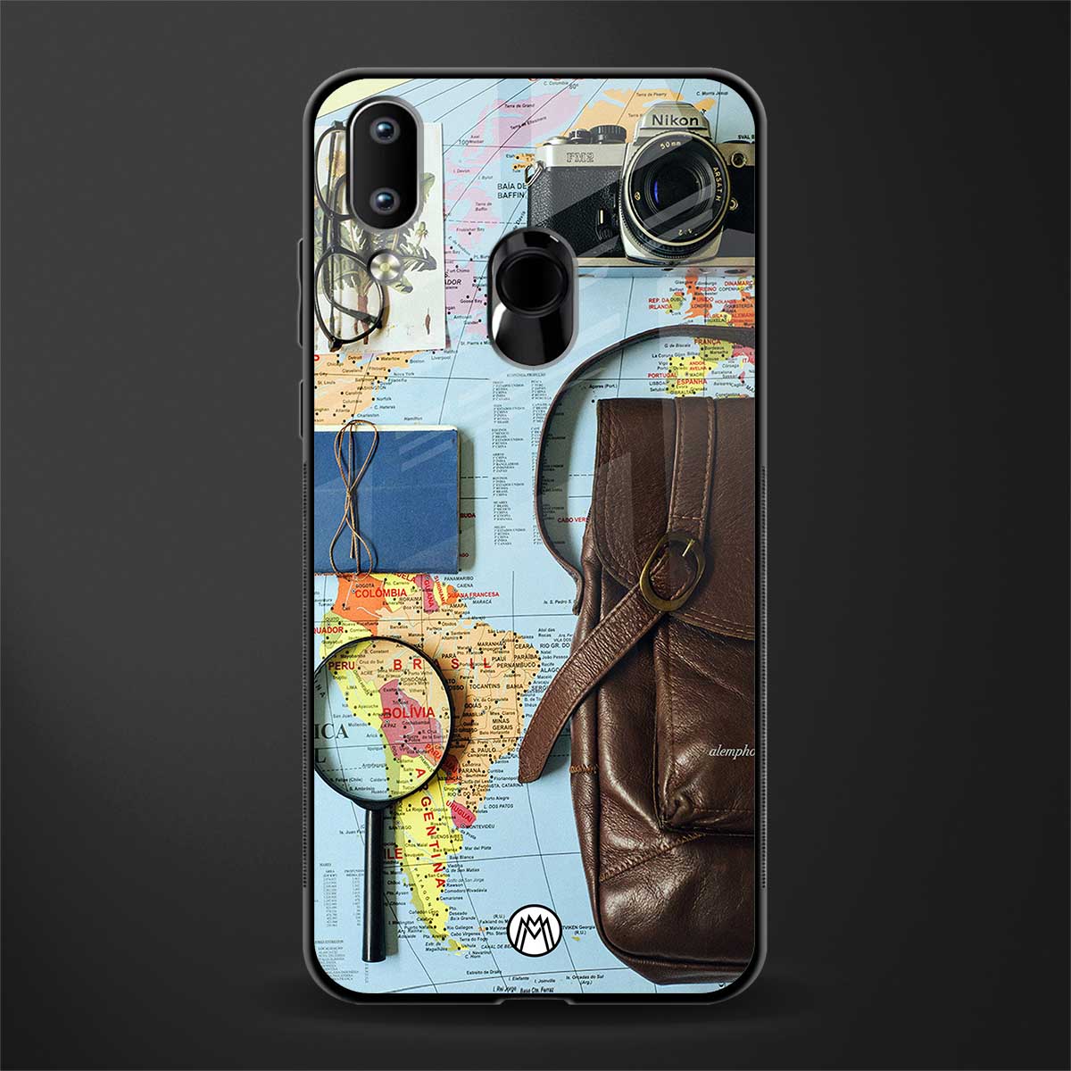 wanderlust glass case for vivo y95 image