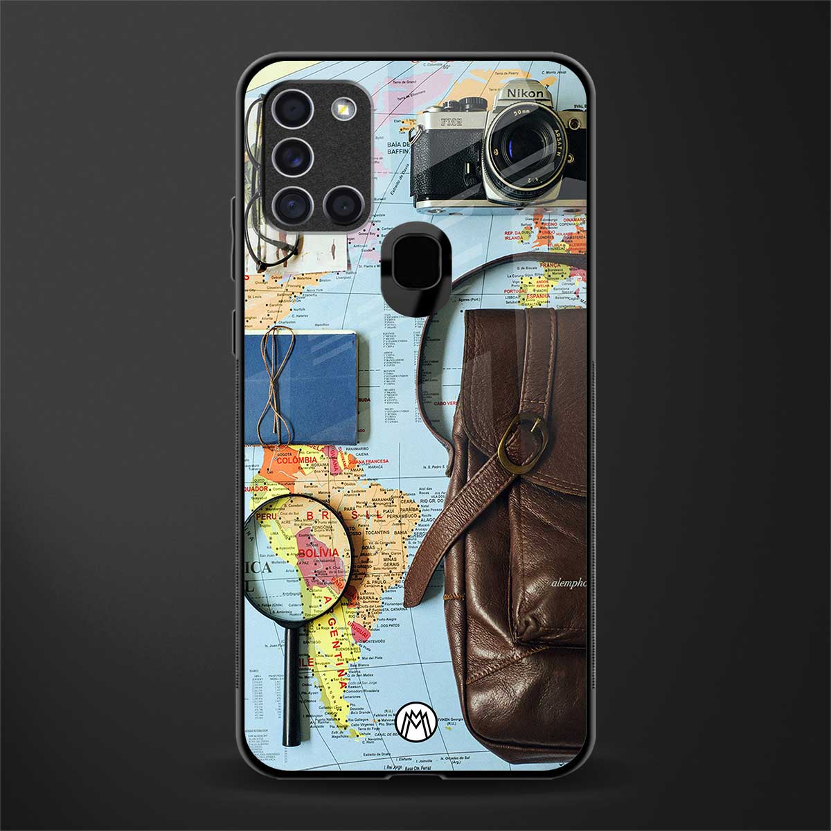 wanderlust glass case for samsung galaxy a21s image