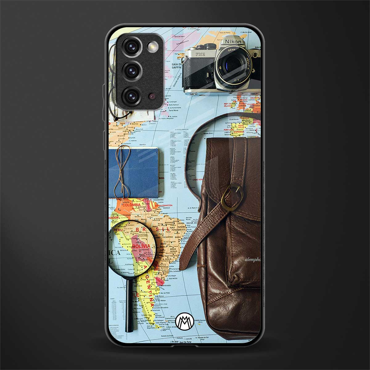 wanderlust glass case for samsung note 20 image