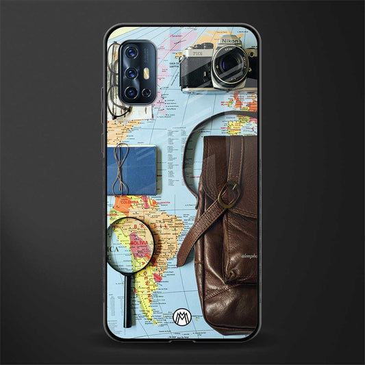 wanderlust glass case for vivo v17 image