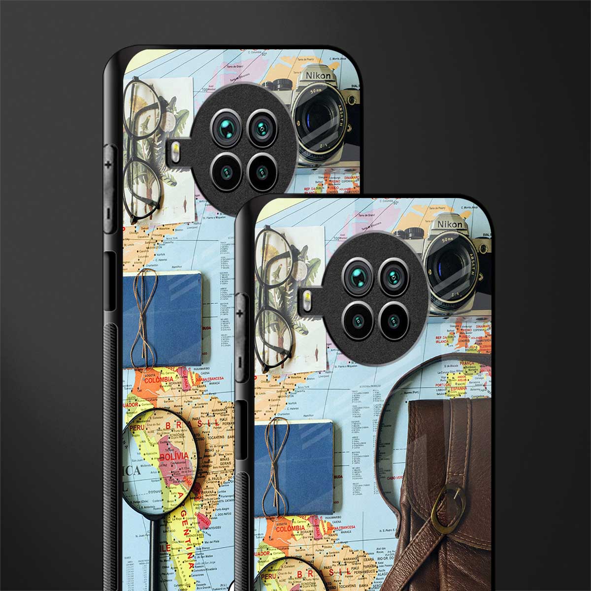 wanderlust glass case for mi 10i image-2