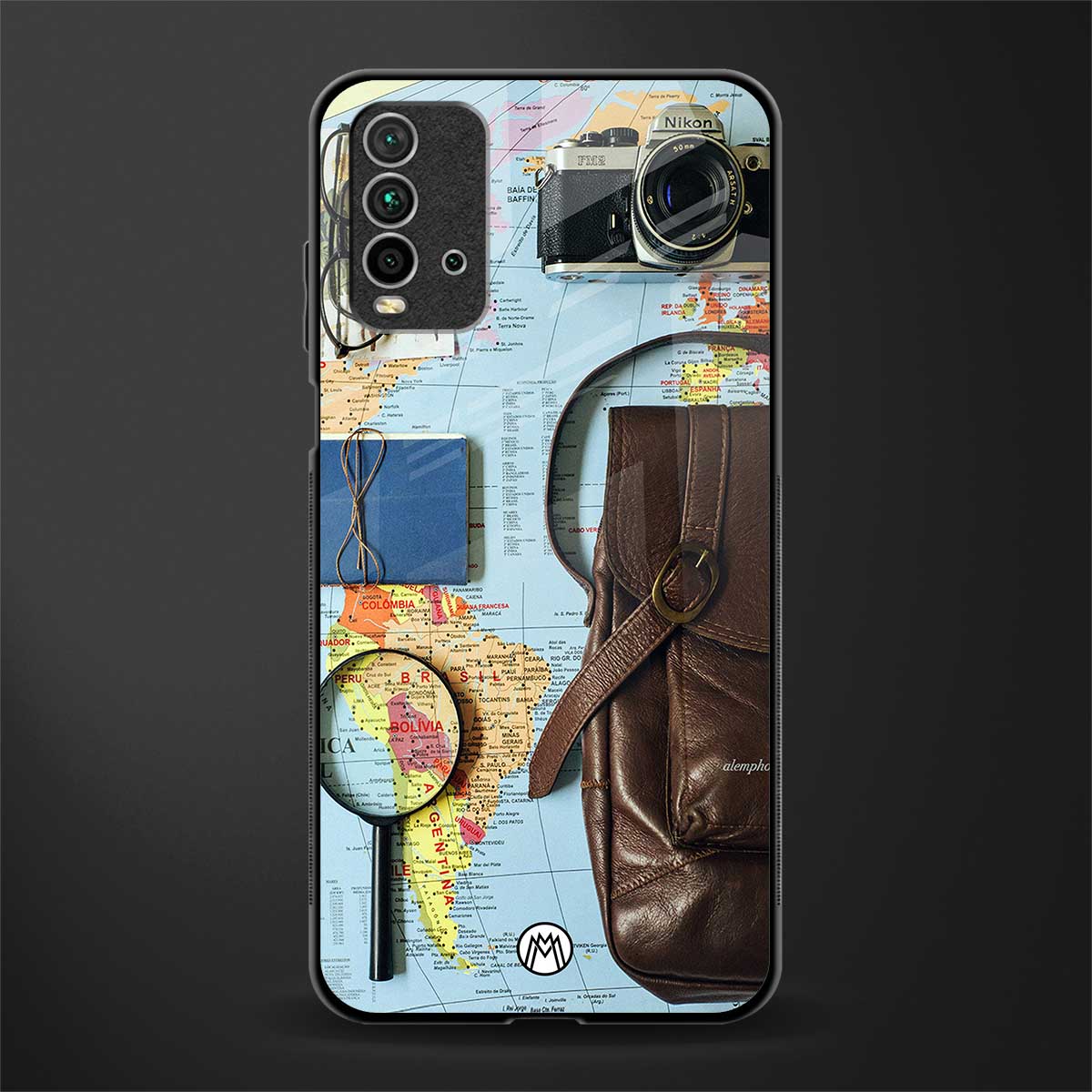 wanderlust glass case for redmi 9 power image