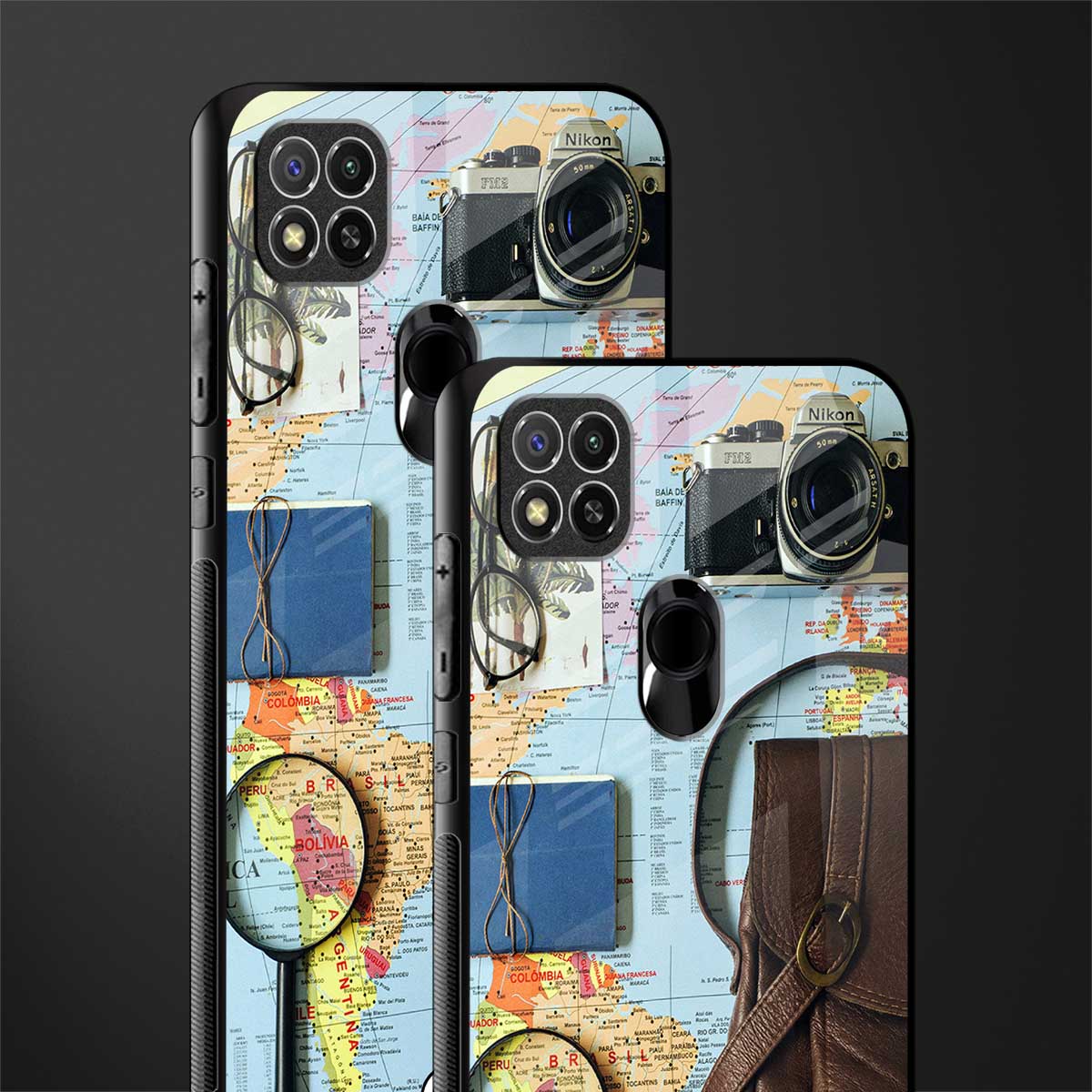 wanderlust glass case for poco c31 image-2
