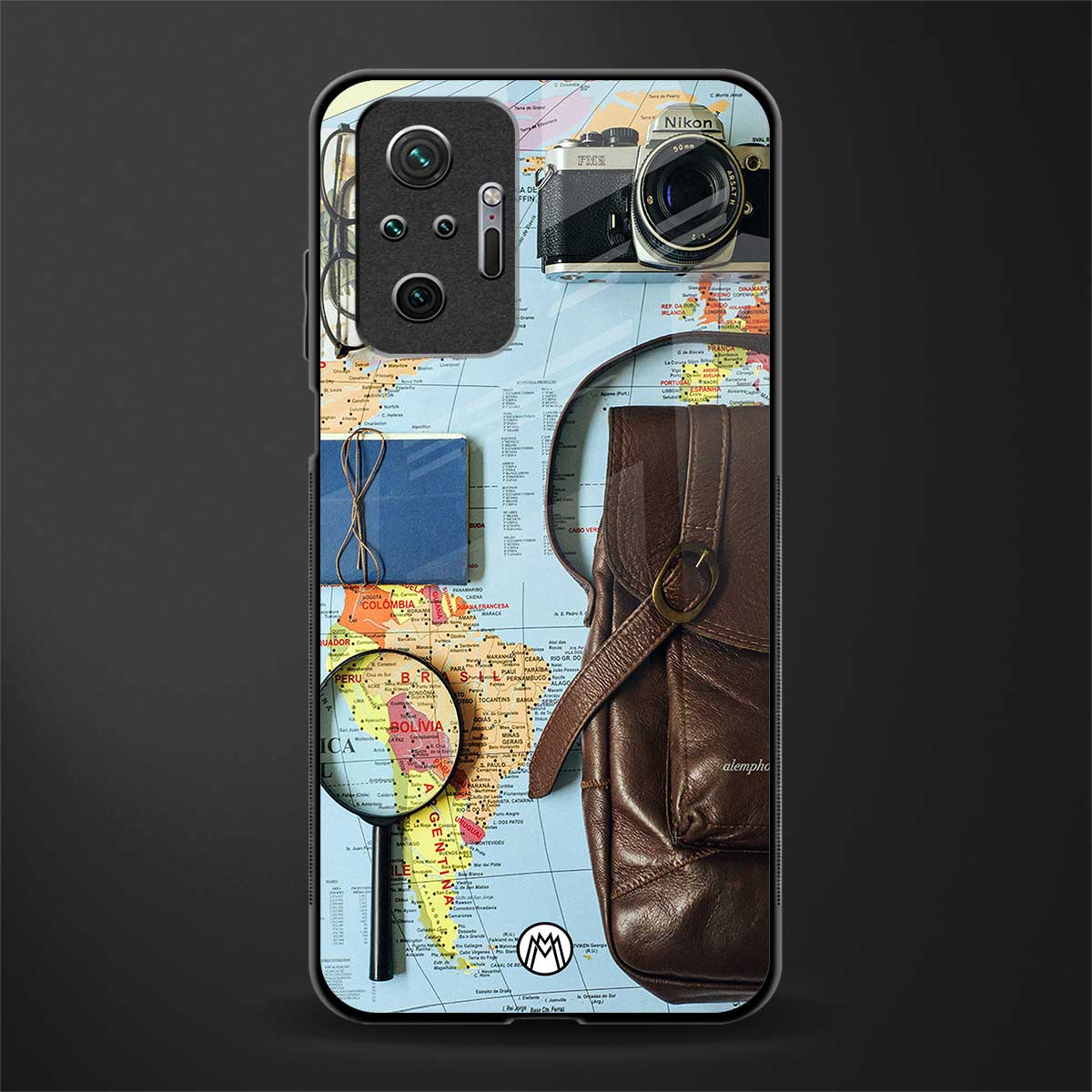 wanderlust glass case for redmi note 10 pro max image