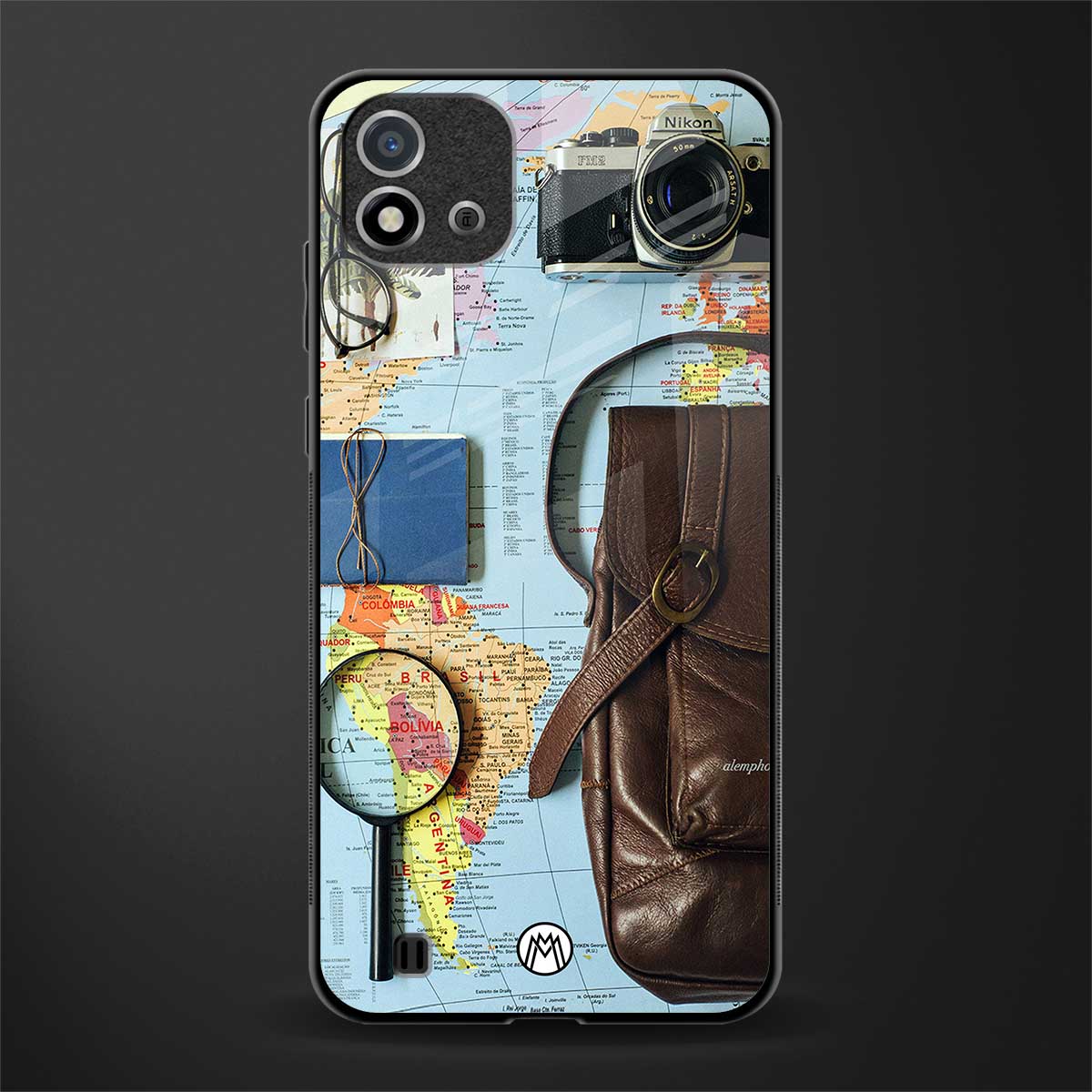 wanderlust glass case for realme c11 2021 image