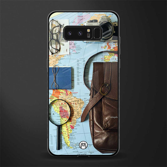 wanderlust glass case for samsung galaxy note 8 image