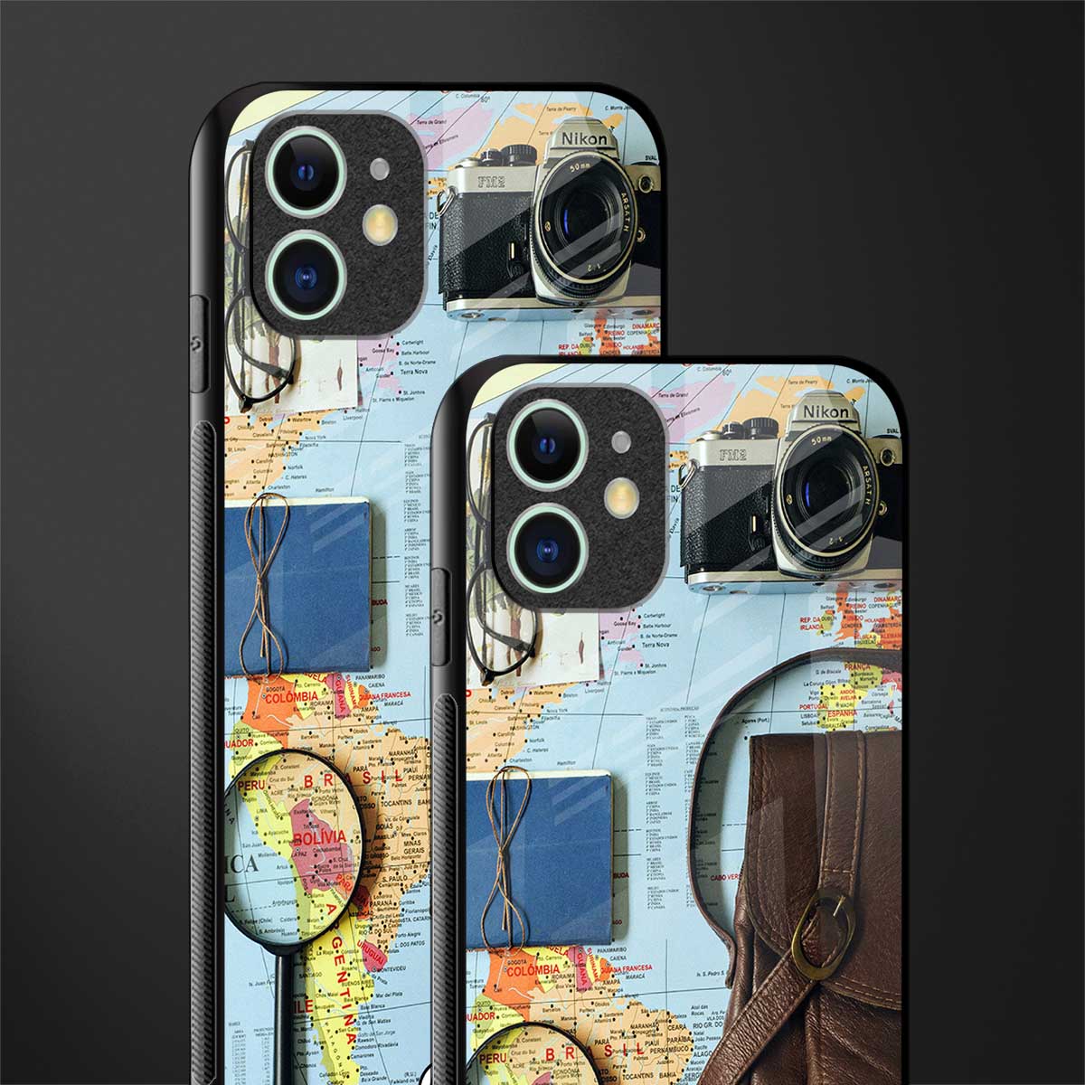 wanderlust glass case for iphone 12 mini image-2