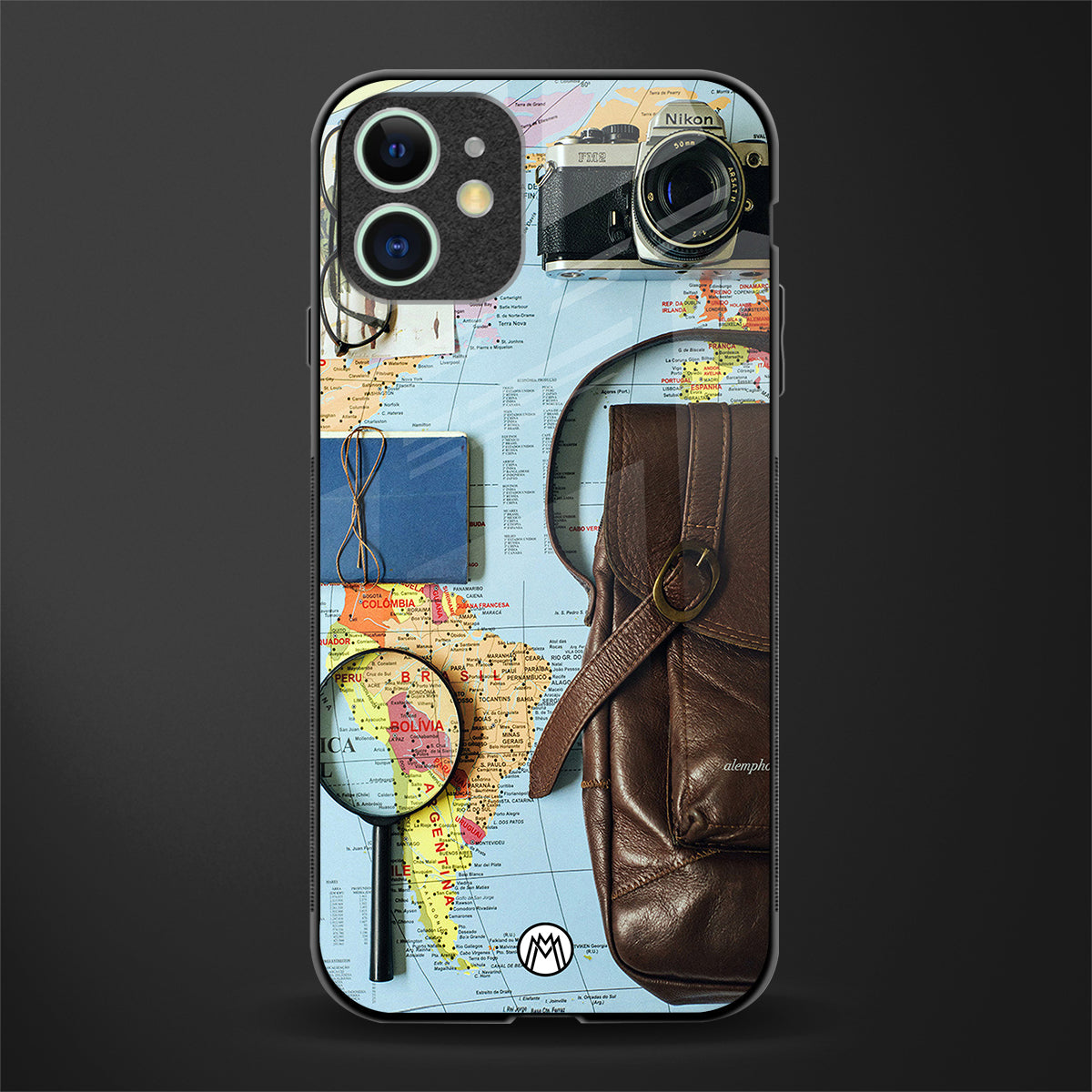 wanderlust glass case for iphone 12 image