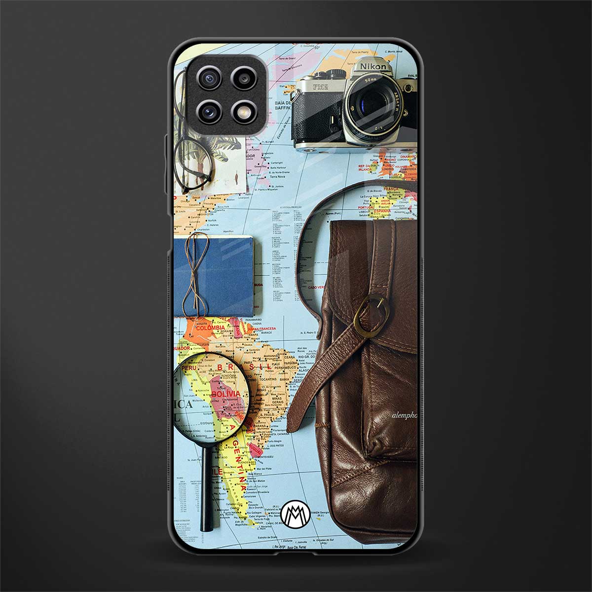 wanderlust glass case for samsung galaxy a22 5g image