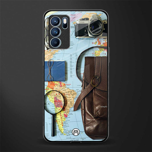 wanderlust glass case for oppo reno6 pro 5g image