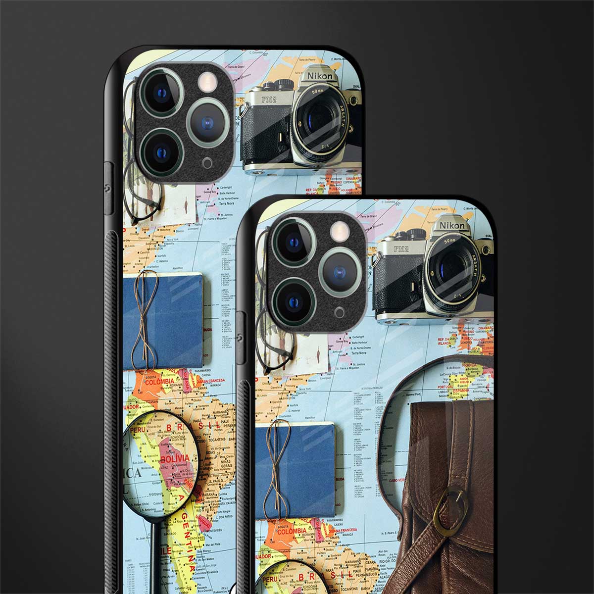 wanderlust glass case for iphone 11 pro image-2