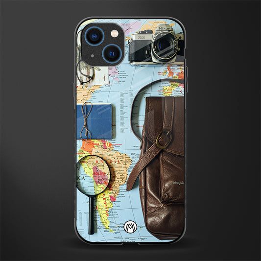 wanderlust glass case for iphone 13 image