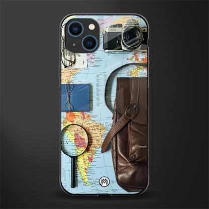 wanderlust glass case for iphone 14 plus image