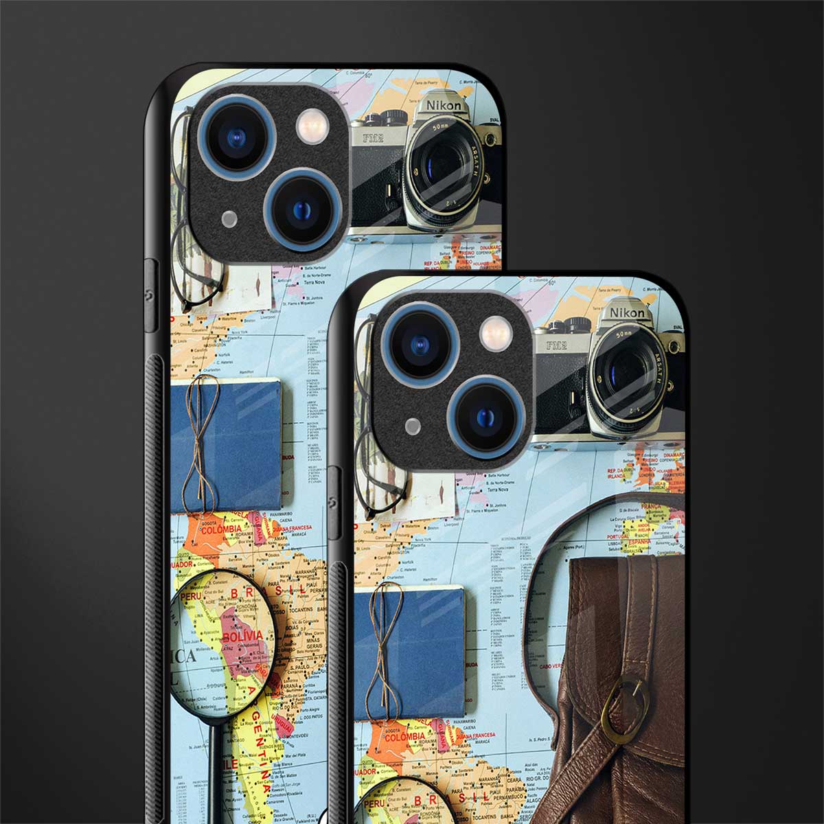 wanderlust glass case for iphone 13 mini image-2