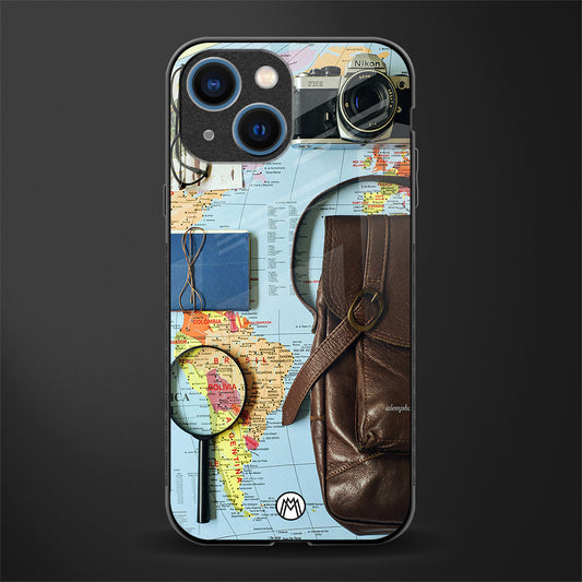 wanderlust glass case for iphone 13 mini image