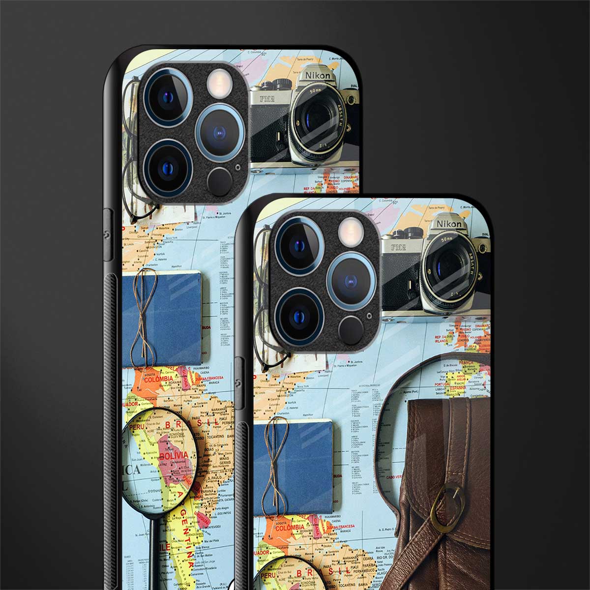 wanderlust glass case for iphone 12 pro image-2