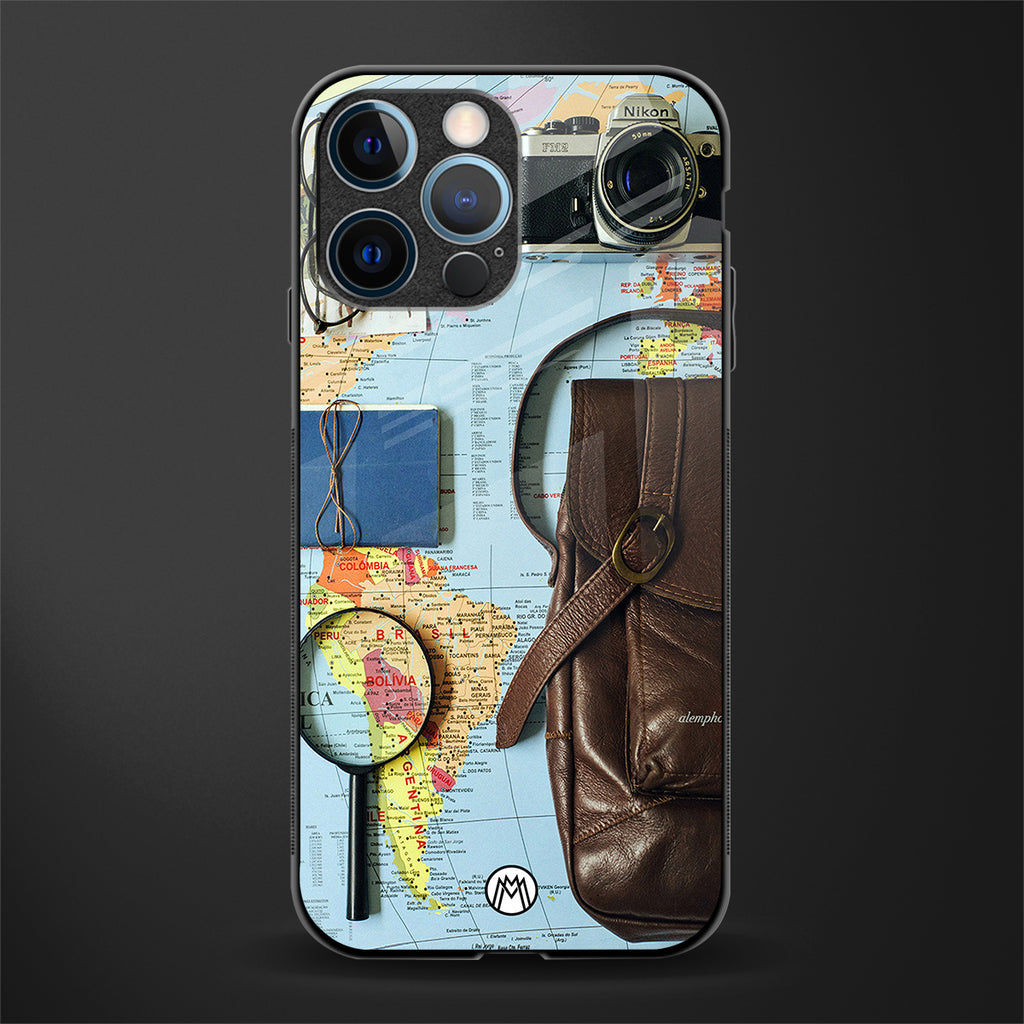 wanderlust glass case for iphone 12 pro image