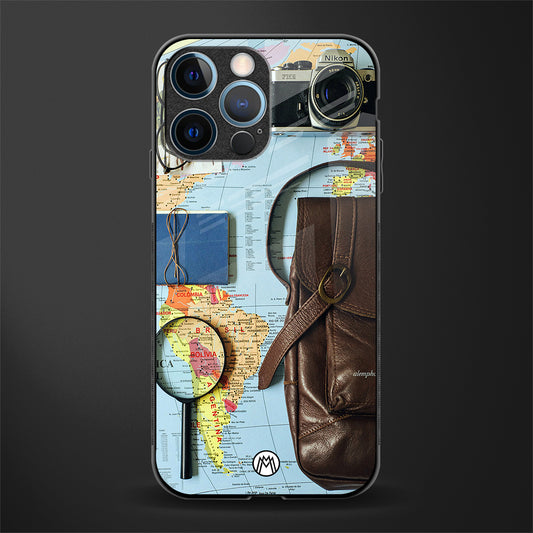 wanderlust glass case for iphone 12 pro image