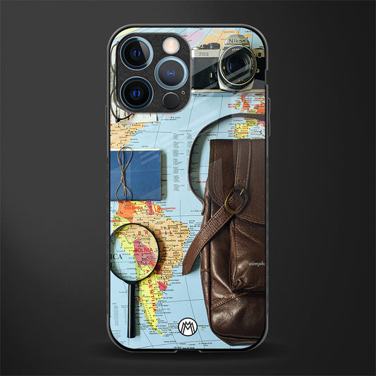 wanderlust glass case for iphone 14 pro image
