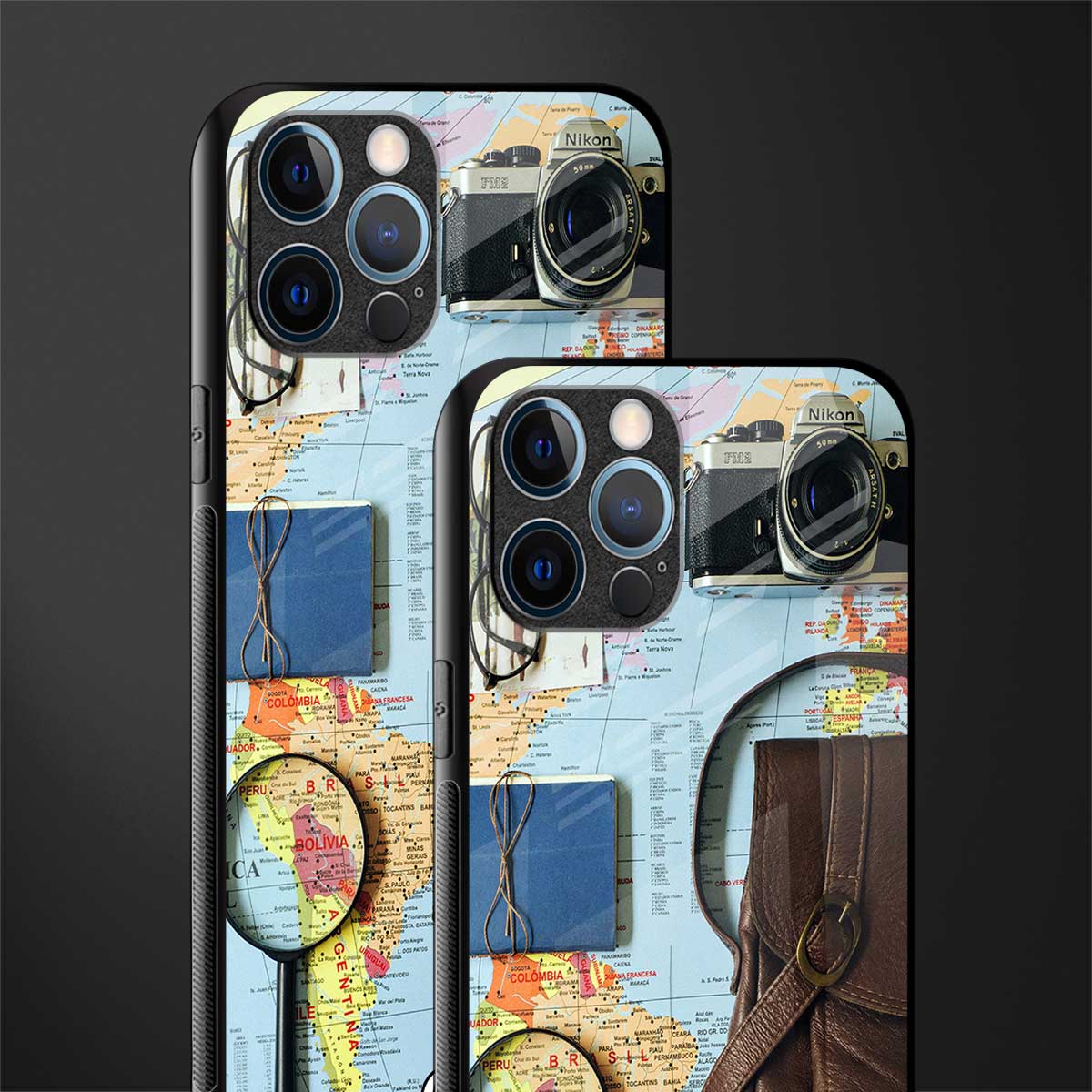 wanderlust glass case for iphone 12 pro max image-2