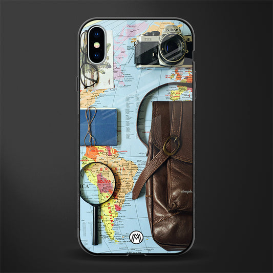 wanderlust glass case for iphone xs max image