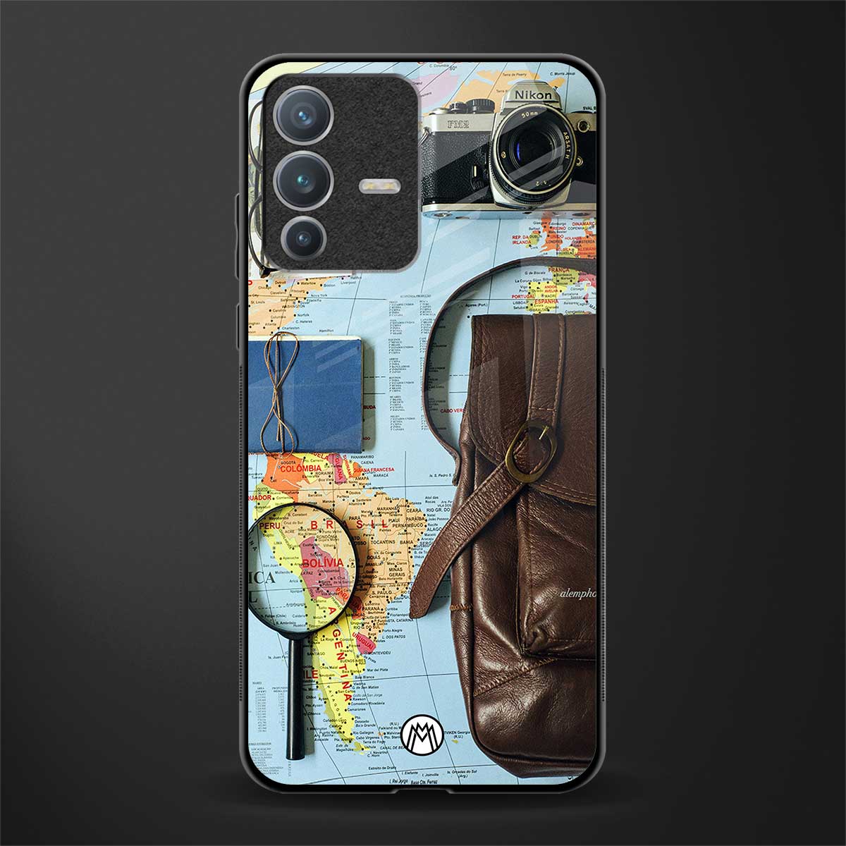 wanderlust glass case for vivo v23 pro 5g image