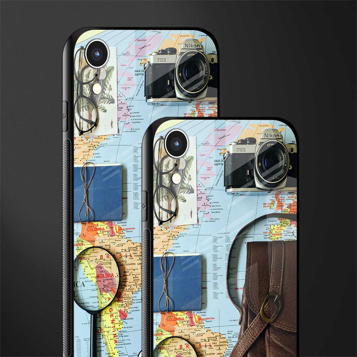 wanderlust glass case for iphone xr image-2