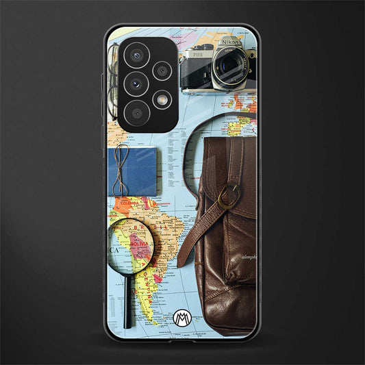 wanderlust back phone cover | glass case for samsung galaxy a53 5g