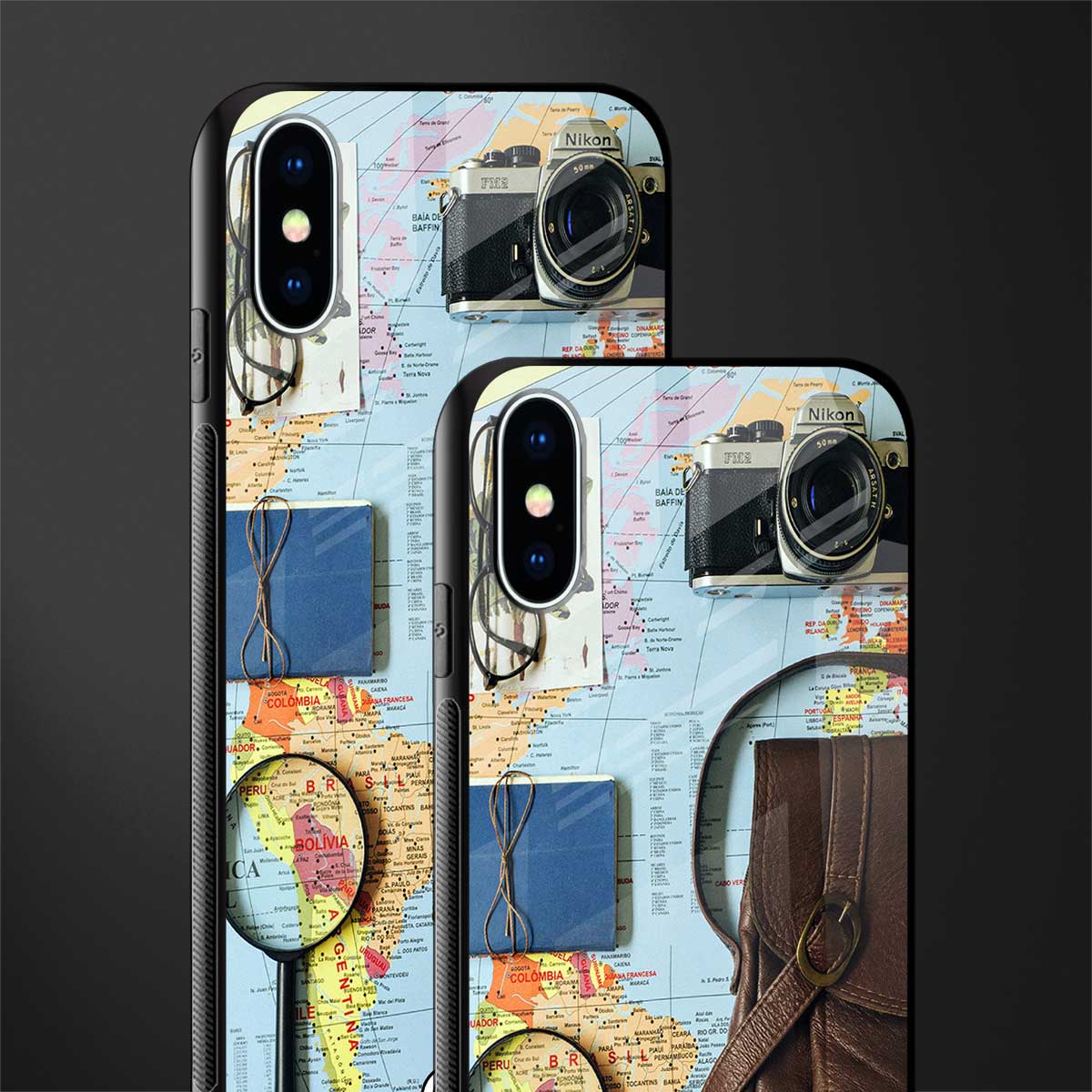wanderlust glass case for iphone x image-2