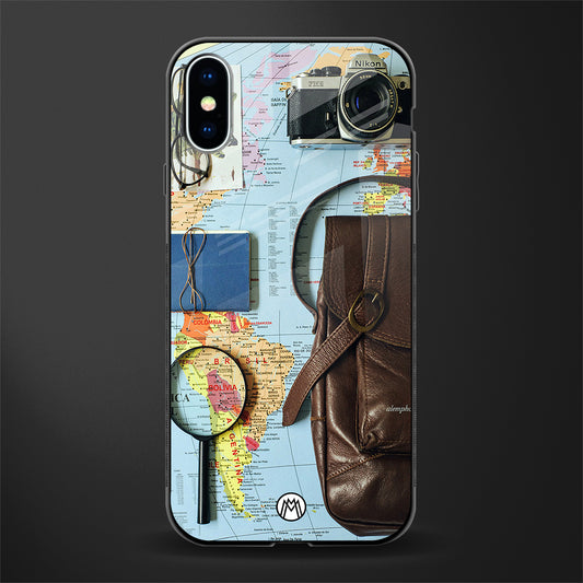 wanderlust glass case for iphone xs image