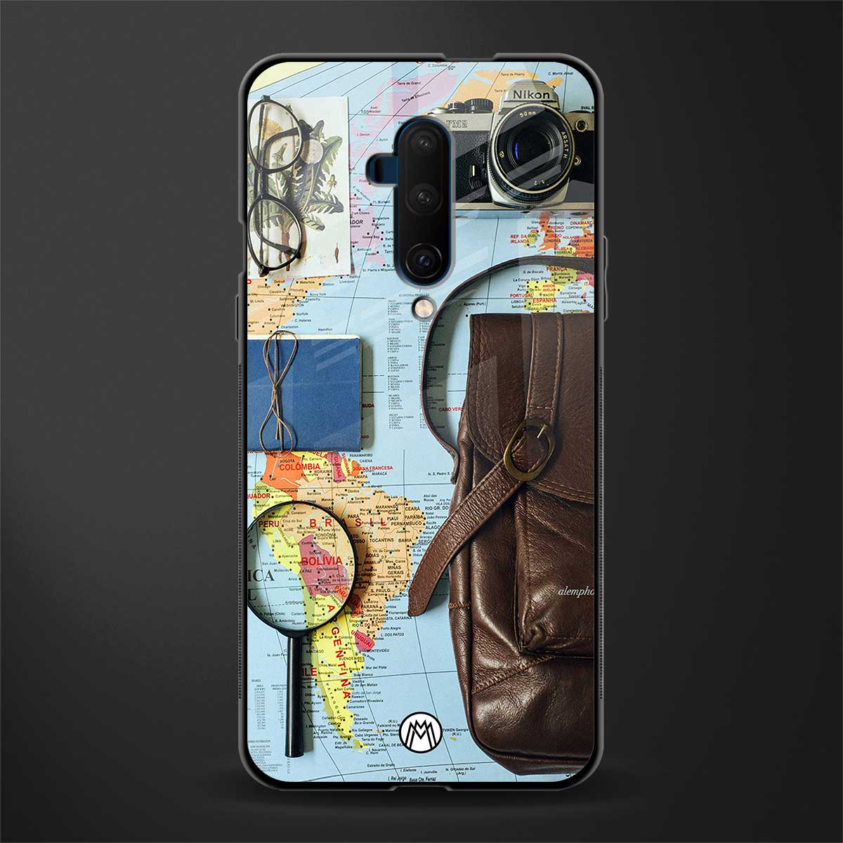 wanderlust glass case for oneplus 7t pro image