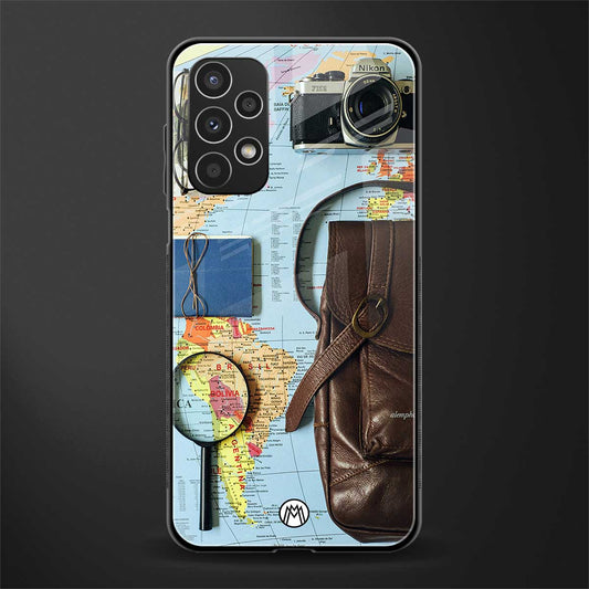 wanderlust back phone cover | glass case for samsung galaxy a13 4g