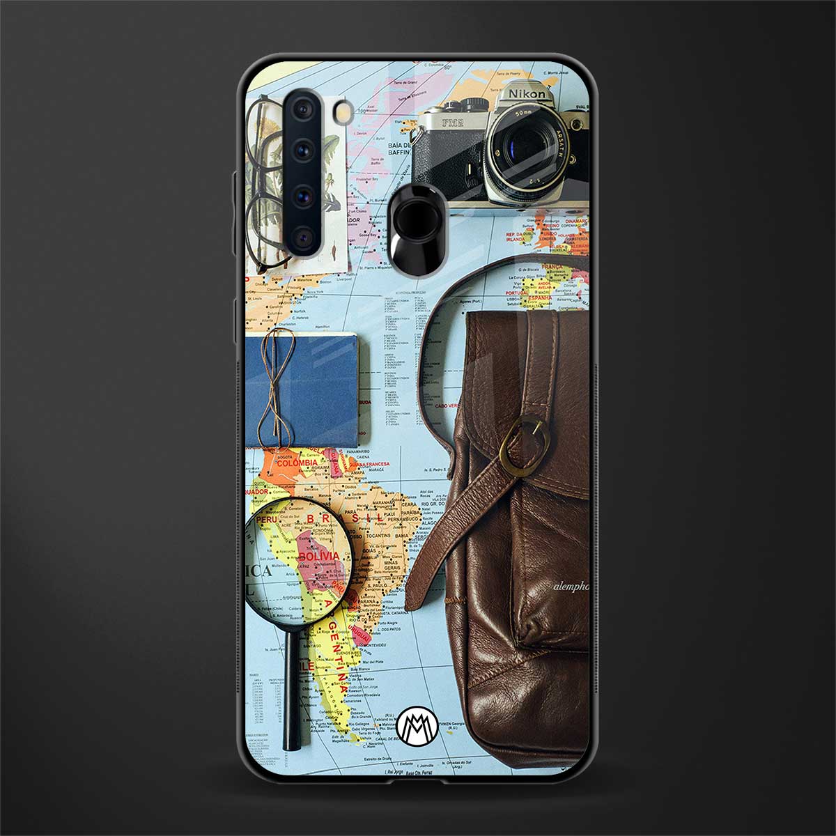 wanderlust glass case for samsung a21 image