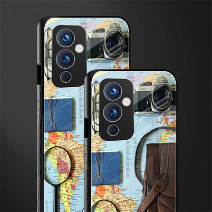 wanderlust back phone cover | glass case for oneplus 9