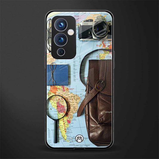 wanderlust back phone cover | glass case for oneplus 9