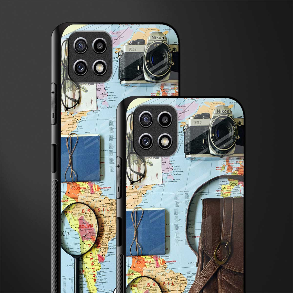 wanderlust back phone cover | glass case for samsung galaxy f42