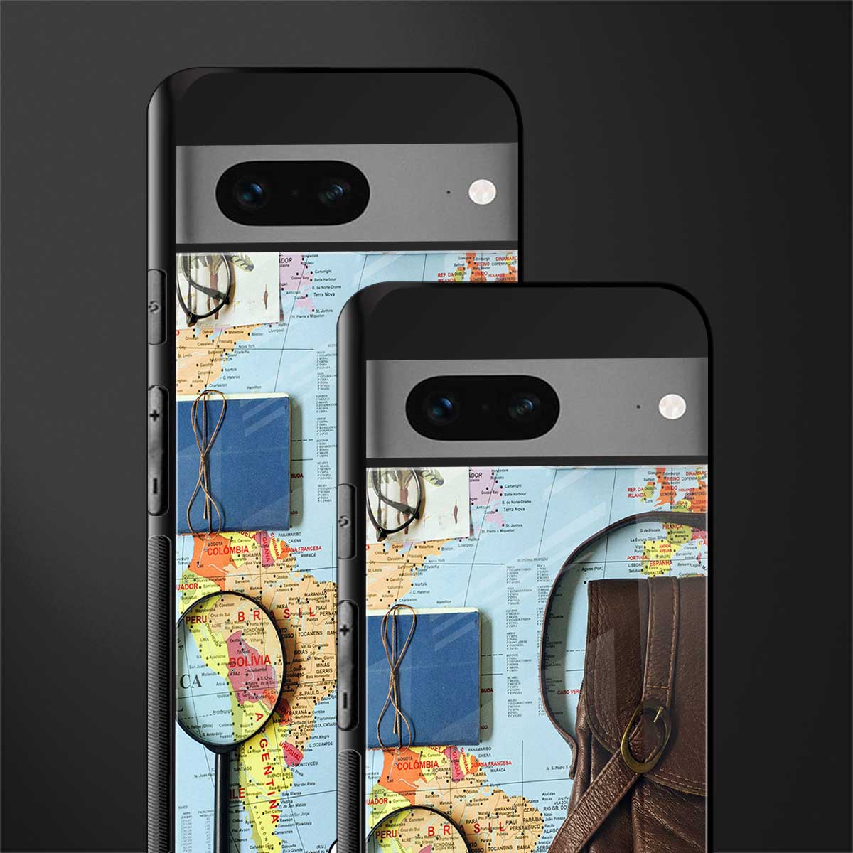 wanderlust back phone cover | glass case for google pixel 7