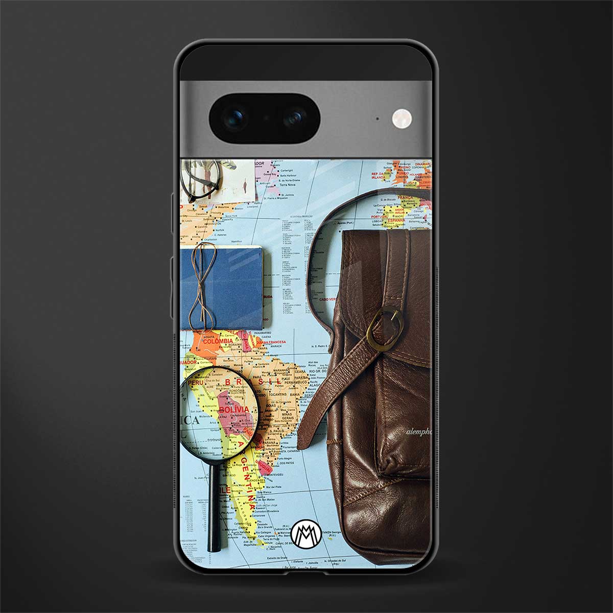 wanderlust back phone cover | glass case for google pixel 7