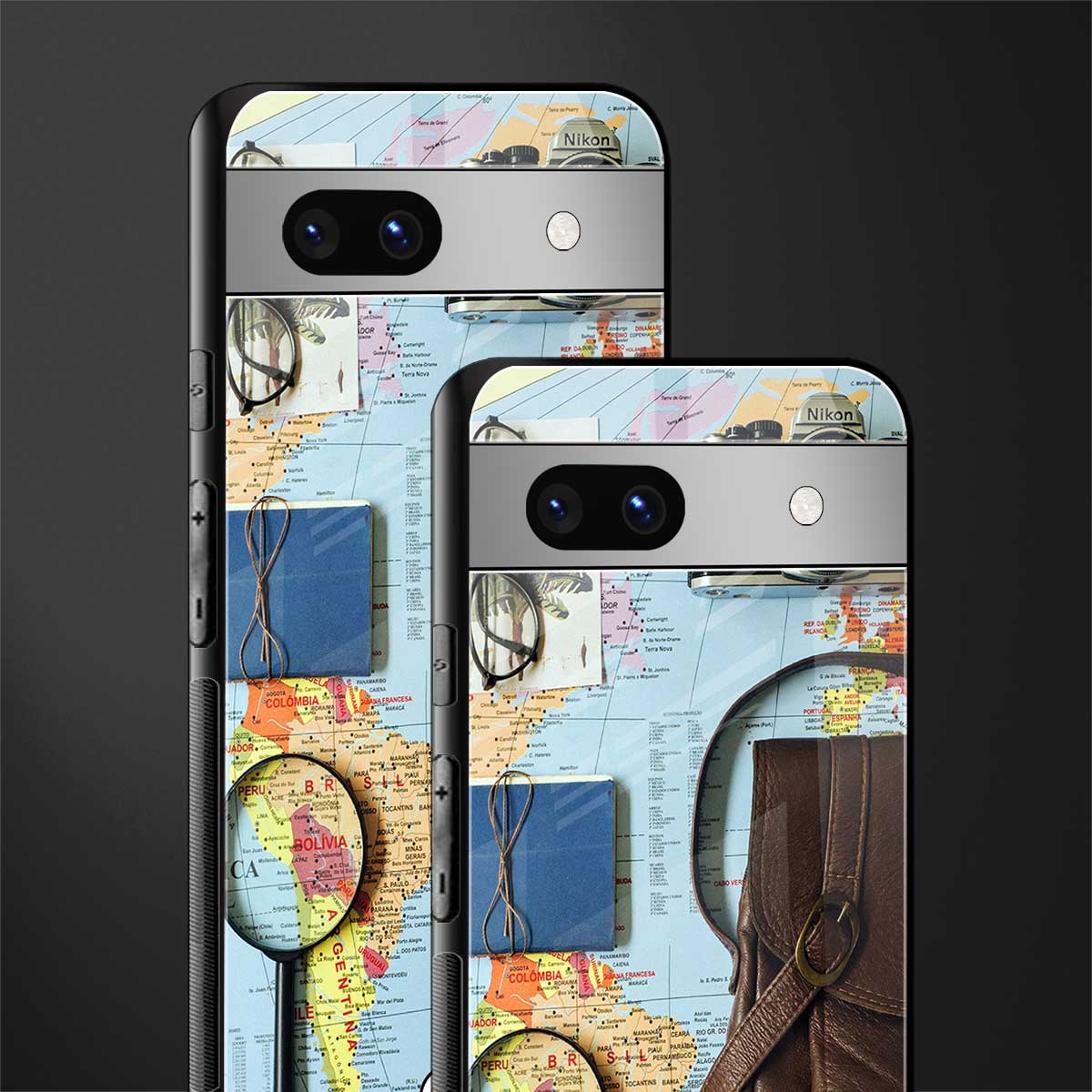 wanderlust back phone cover | glass case for Google Pixel 7A