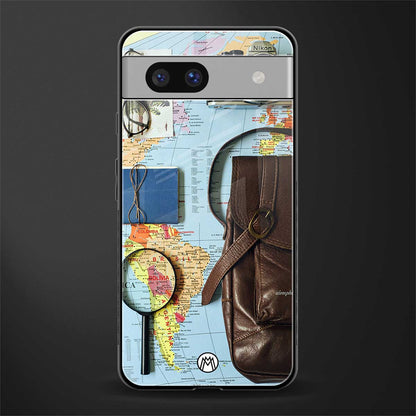 wanderlust back phone cover | glass case for Google Pixel 7A