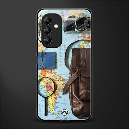 wanderlust back phone cover | glass case for samsung galaxy a14 5g