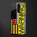 warning glass case for redmi note 8 pro image