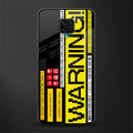 warning glass case for poco m2 pro image