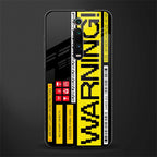 warning glass case for redmi k20 pro image