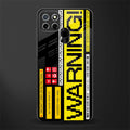 warning glass case for realme narzo 20 image
